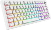 Sharkoon SKILLER SGK55W Gaming-Tastatur mechanisch in Weiß mit QWERTZ-Layout und Bluetooth oder Wi-Fi-Verbindung - Bild 1