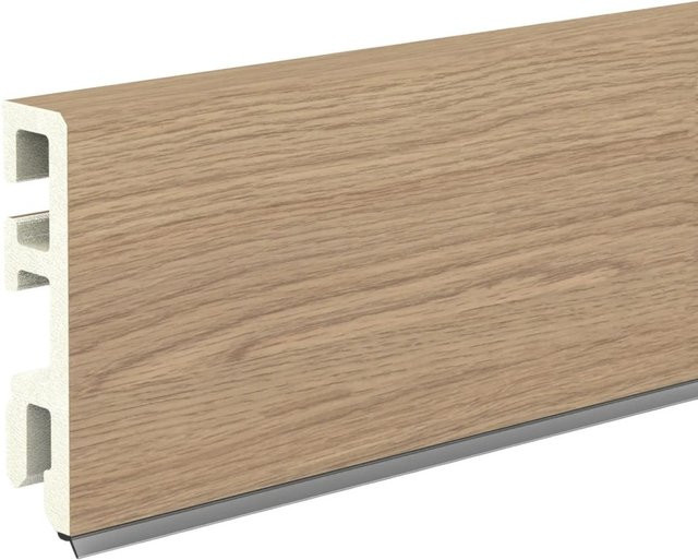 Döllken Hartschaumleiste USL60 Dekor Eiche Torsby Braun B/H: 60 mm x 14 mm, Länge: 2500 mm - Bild 1