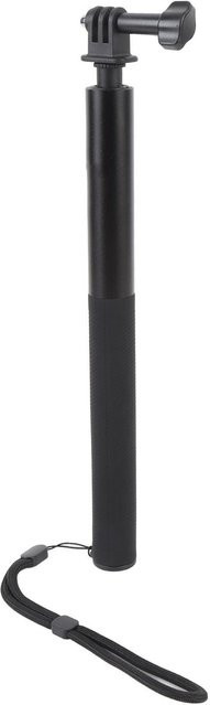 Koogeelife Unsichtbarer Selfie-Stick aus Aluminiumlegierung für X4 X3 Action-Kameras, Schwarz, 1,3 Meter ausziehbar - Bild 1