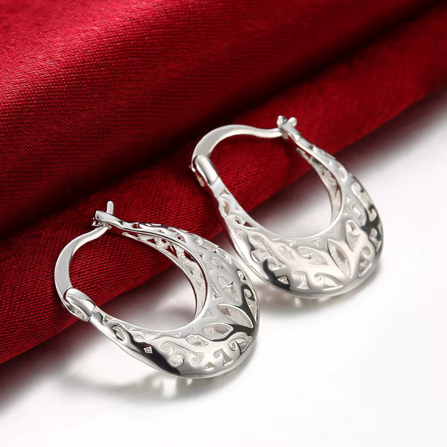 Ohrringe 925 Sterlingsilber, Blumen, Damen - Bild 3