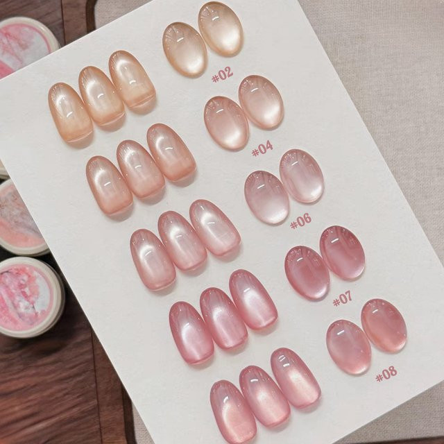 SHAKA Gel-Nagellack, Nude Pink Gold, Schimmernd, Unisex - Bild 1