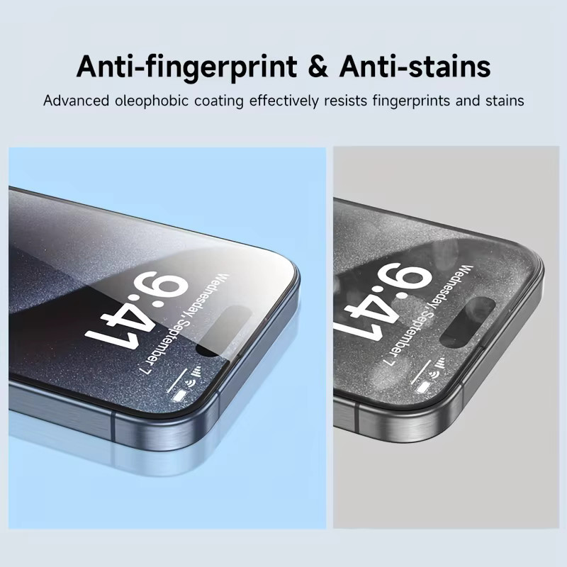 5er-Set Displayschutz aus gehärtetem Glas für Apple iPhone 17 Pro Max, iPhone 17 und iPhone Air 17 Pro, transparent, HD-Qualität - Bild 3