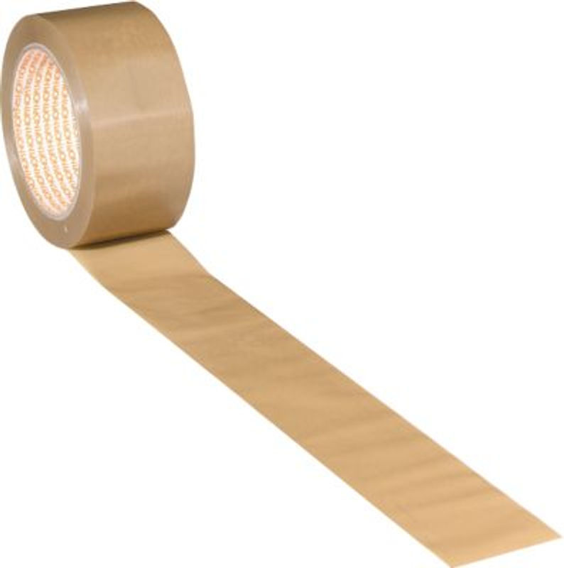 Nopi PVC Packband 57215, braun, Breite: 50 mm, 6 Rollen - Bild 2