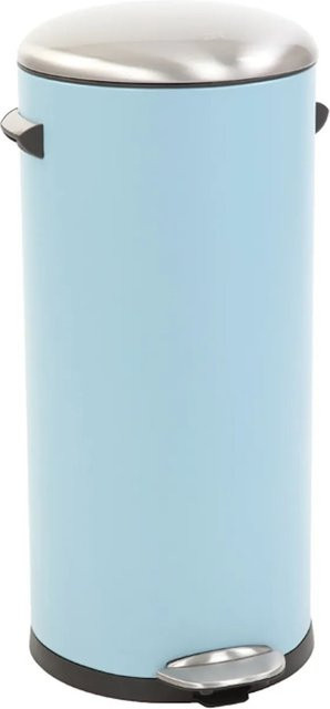 PROREGAL Retro Treteimer mit markanten Griffen und Kugelkappe in Blau, Höhe: 68,5 cm, Durchmesser: 29,2 cm, 30 Liter - Bild 1