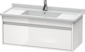 Duravit Waschtischunterschrank Ketho in Weiß Hochglanz, wandhängend, B/T/H: 100 x 45,5 x 41 cm - Bild 1
