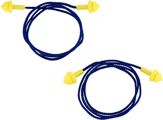 LUX-TOOLS Mehrweg-Gehörschutzstöpsel mit Sicherheitsband, 4 Stück, EN 352 - Bild 1