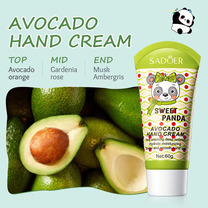 SADOER Milch-Avocado Handcreme, Feuchtigkeitsspendend, Unisex - Bild 2