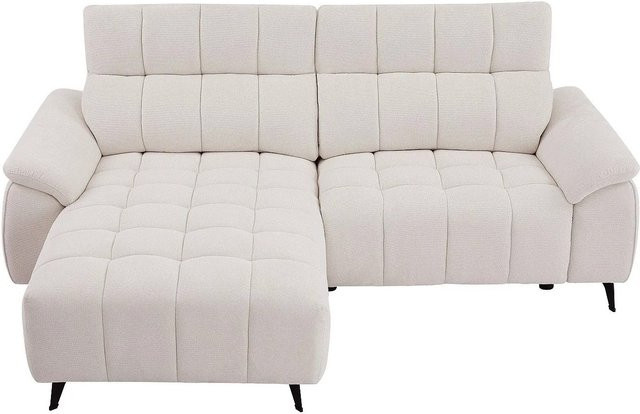 Vente-unique Relaxsofa Celtimo in Beige mit L-Form und motorisierter Funktion, Breite: 230 cm - Bild 1