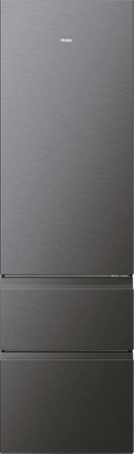 Haier HTR3620CNMP Kühl-Gefrierkombination in Schwarz mit No Frost, Fresh 0° Zone und hOn App-Steuerung, Energieeffizienzklasse C - Bild 1
