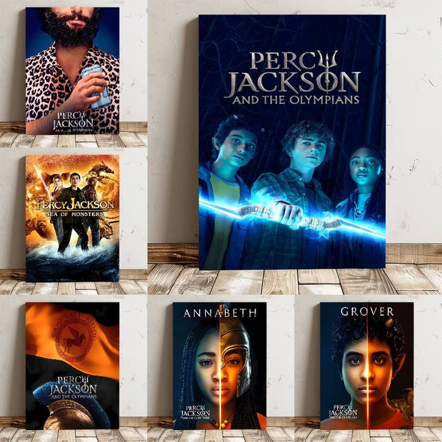 Wasserfestes Wandkunst-Poster Percy Jackson Olympian Motiv als Aufkleber in Mehrfarbig für Wohnzimmer und Bar - Bild 1
