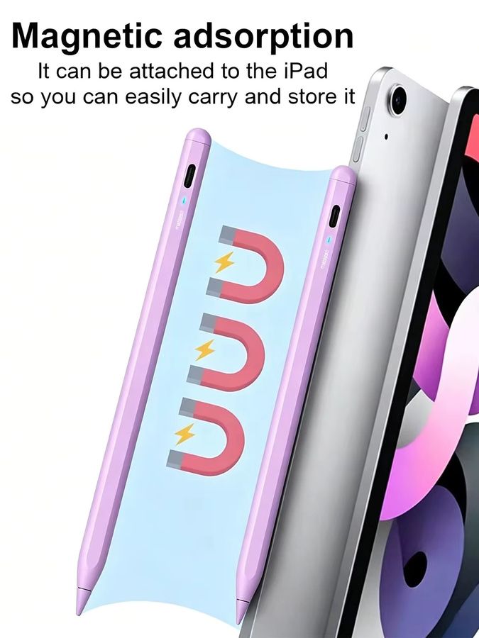 MetaPen Stylus-Stift in Lila für Apple iPad Pro, Air und Mini mit 0,1 mm Pixel-Präzision - Bild 6
