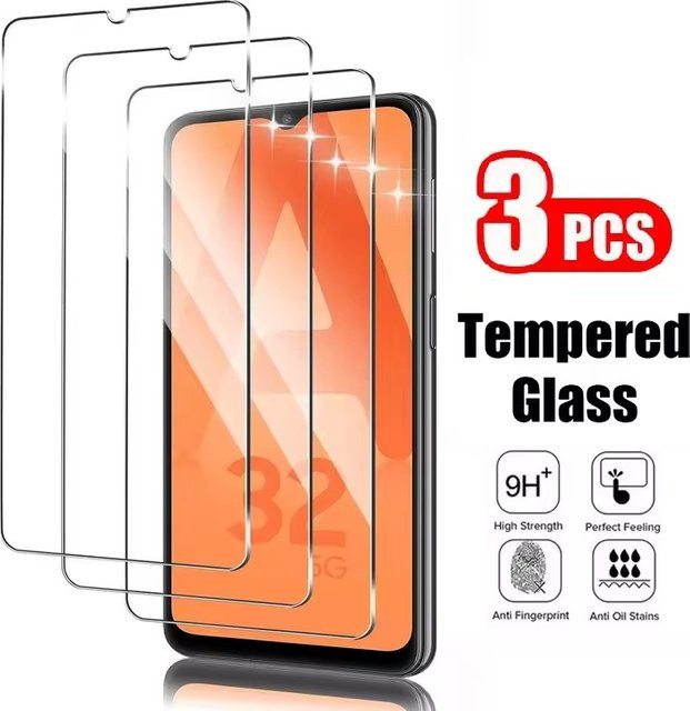 3er-Set Gehärtetes Glas Displayschutz für Samsung Galaxy A10, A10s, A52s, A32, A12, A51, A41, A31, A21, A11, A01, A70s, transparent - Bild 1