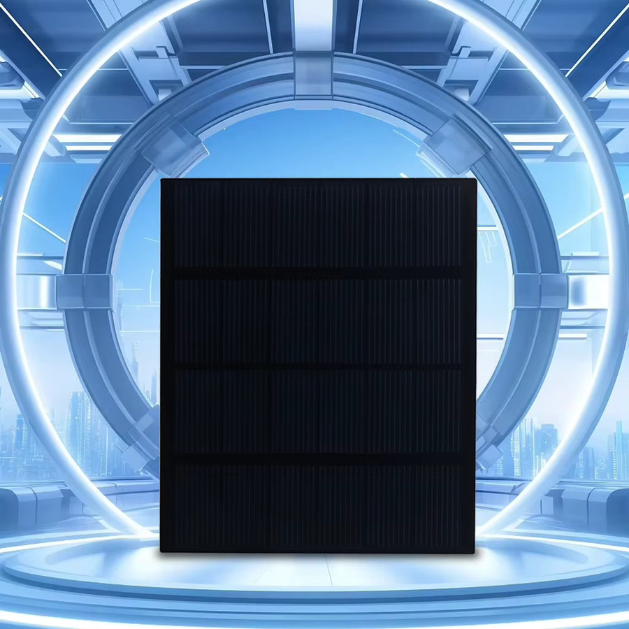 ALLOYSEED Solarpanel 1,5W 6V Schwarz Wasserdichtes Outdoor-Solarmodul für Ventilatoren, Außenlampen und Pumpen - Bild 2