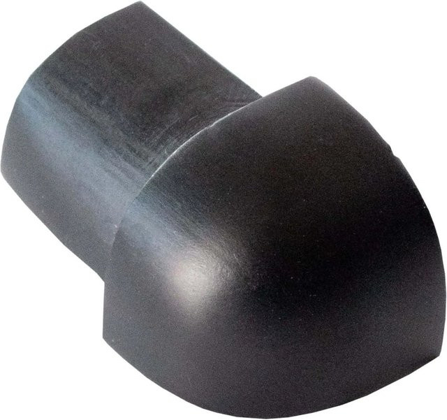 Dalsys Außeneck Fliesenschiene Viertelkreis aus Aluminium in Schwarz, 8mm - Bild 1