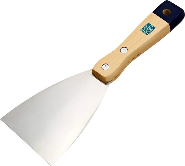 LUX-TOOLS Malerspachtel aus Stahl in Silber, Breite: 80 mm - Bild 1
