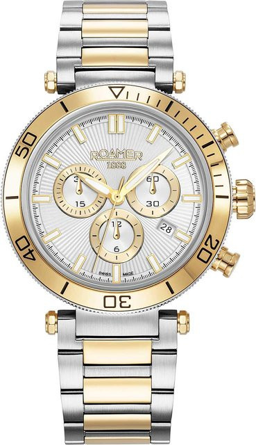 Roamer Chronograph, Quarz, Edelstahl, 43 mm, Herren - Bild 1