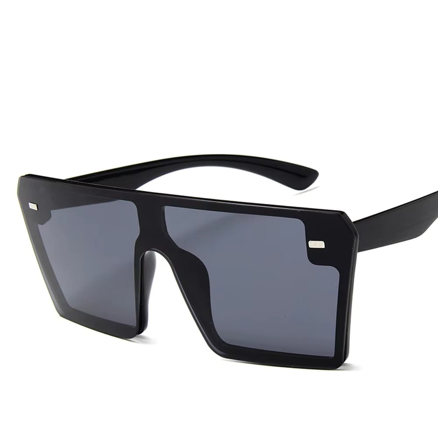 XaYbZc Sonnenbrille, quadratisch, rot schwarz, Kunststoff, Unisex - Bild 3