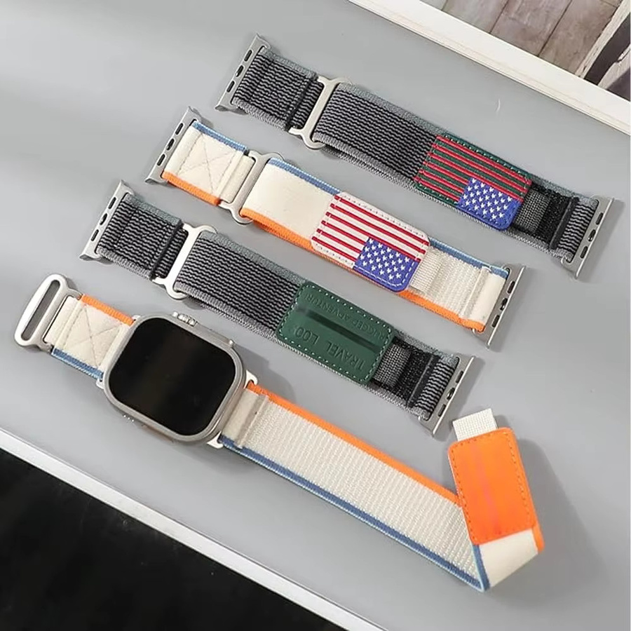 Trail Loop-Armband, Textil/NATO, Schwarz, Unisex - Bild 3