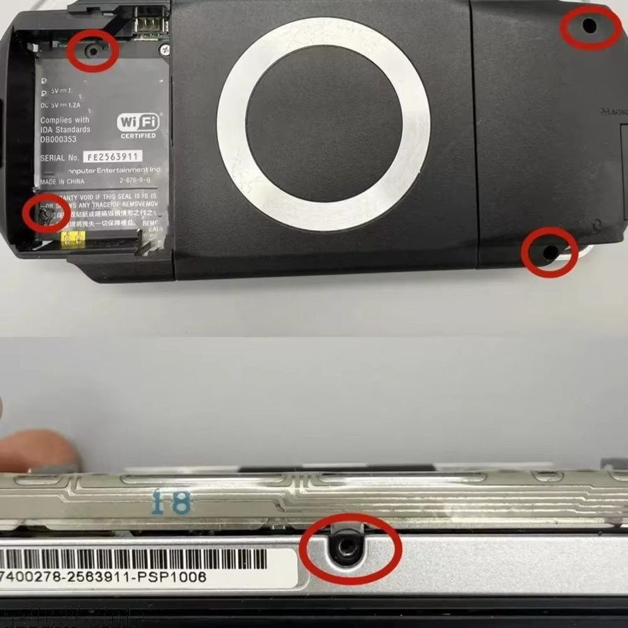Sony IPS-LCD-Bildschirm für PSP 1000 Spielekonsole in Schwarz mit hoher Helligkeit - Bild 3