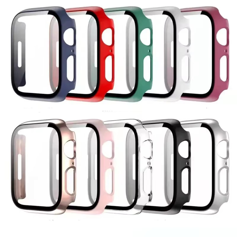 Apple Watch Displayschutz Glas, PC Stoßstange, Unisex - Bild 2