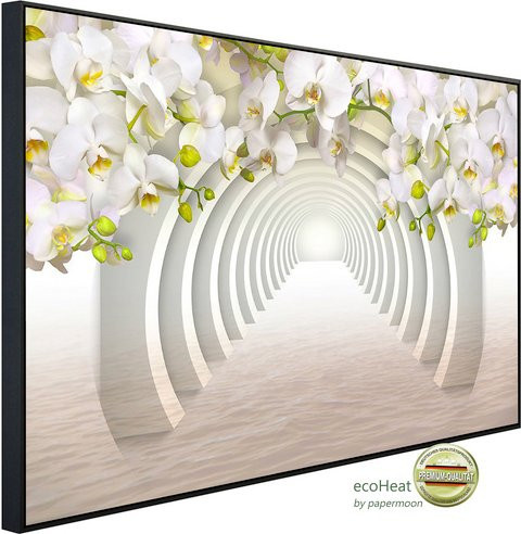 papermoon EcoHeat Infrarotheizung mit Abstrakt 3D Matt-Effekt in Bunt, App-Steuerung und Überhitzungsschutz, B/H/T: 120 x 60 x 60 cm - Bild 1