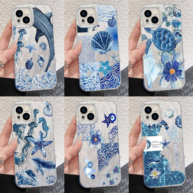 Handyhülle Ozean Meeresschildkröte für Apple iPhone 11 bis iPhone 17 AIR Plume Hard Case aus PC und TPU - Bild 1