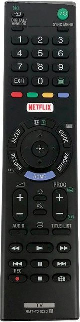 Sony Fernbedienung RMT-TX102D für LED und LCD Smart TV in Schwarz - Bild 1