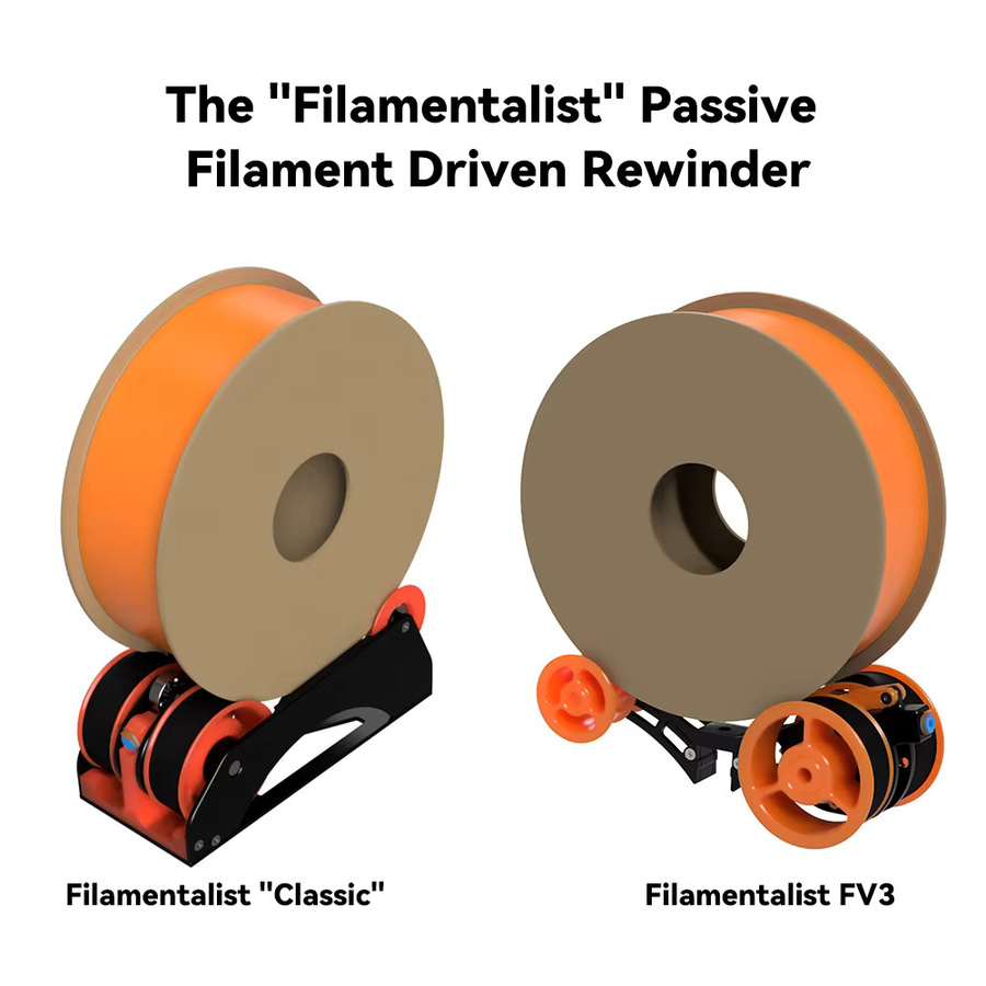 Toaiot ERCF V2 Enraged Rabbit Filamentalist Passive Rewinder V3 Komplettset für MMU-Mehrfarbdrucker in Orange - Bild 2