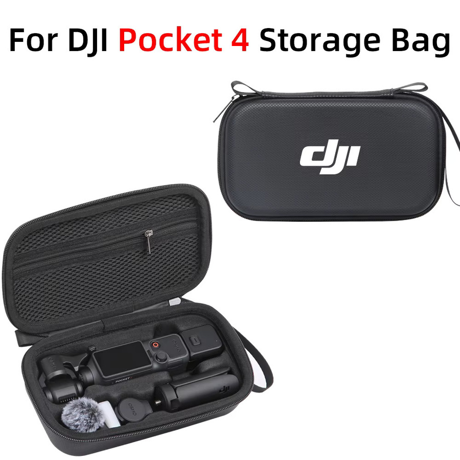 DJI Tragetasche für Osmo Pocket 4 Creator Combo, portable Aufbewahrungstasche in Schwarz - Bild 2