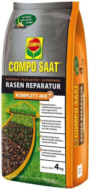 Compo Rasen-Reparatur Komplett Mix Saatgut 4 kg - Bild 1
