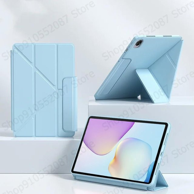 Schutzhülle für Huawei MatePad 11.5 in Blau mit intelligenter Falt-Lederständer-Magnetabdeckung - Bild 1