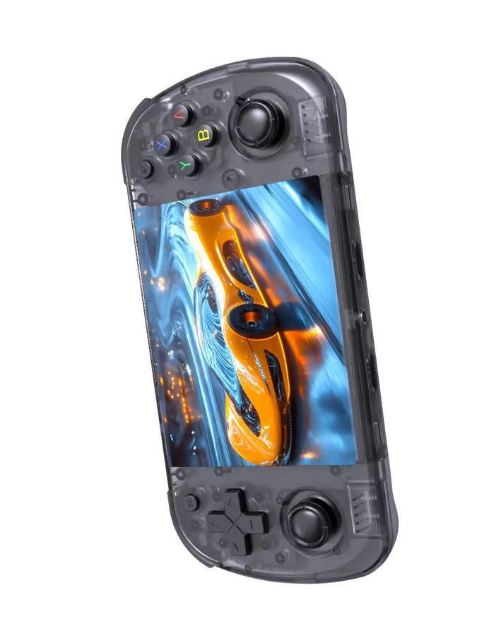 BOYHOM R36H PRO MAX Retro Handheld-Videospielkonsole mit Linux-System, 4,2 Zoll IPS-Bildschirm, Schwarz - Bild 6