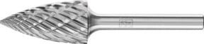 PFERD TOOLS Hartmetall Hochleistungsfrässtift STEEL Spitzbogen SPG in Silber für Stahl, Durchmesser: 16 mm, Länge: 30 mm, Schaft-Durchmesser: 6 mm - Bild 1