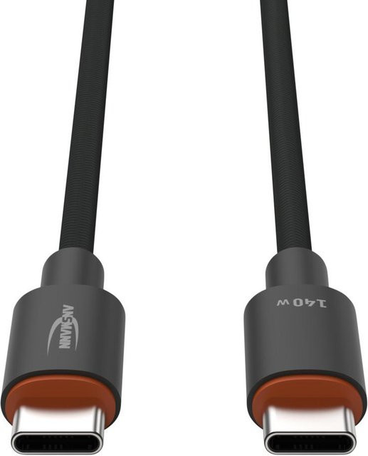 Ansmann USB-C Kabel in Grau, Länge: 60 cm - Bild 1