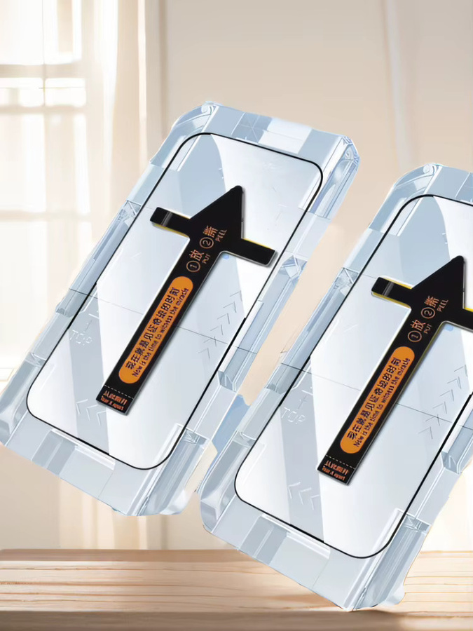 2er-Set Displayschutzfolie aus gehärtetem Glas für Oppo Reno 12 11 Pro 10 Pro inklusive Abdeckung, transparent - Bild 4