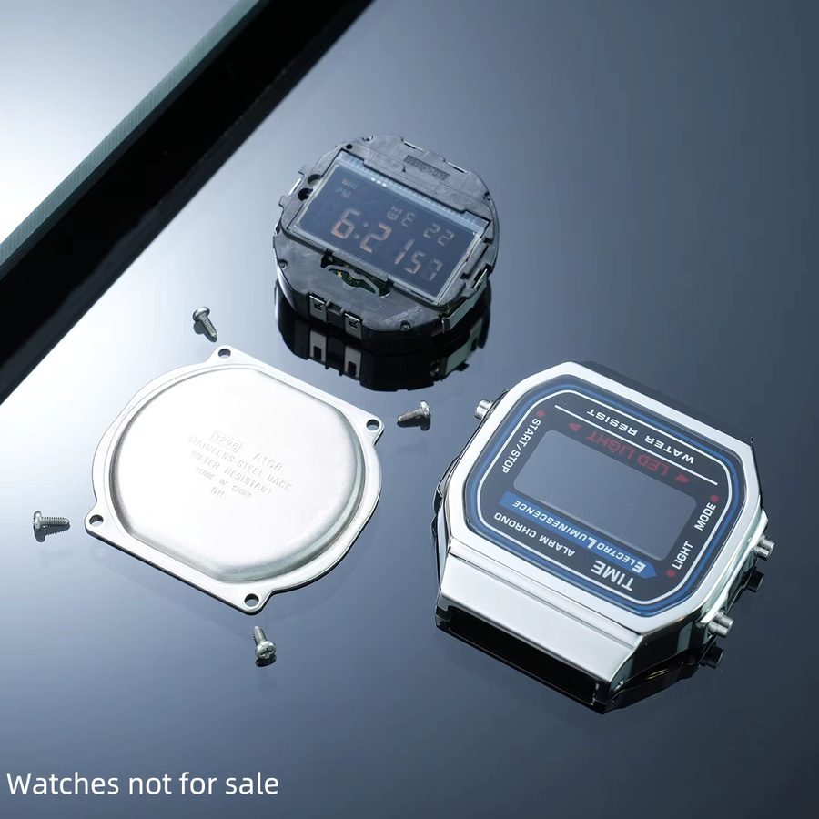 Casio Uhrenarmband Edelstahl, Silber, Herren Damen - Bild 5