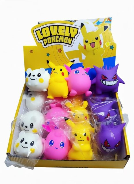 Bandai Pokémon Pikachu Quetschspielzeug, Knetfiguren, mit Rebound-Musikfunktion - Bild 1