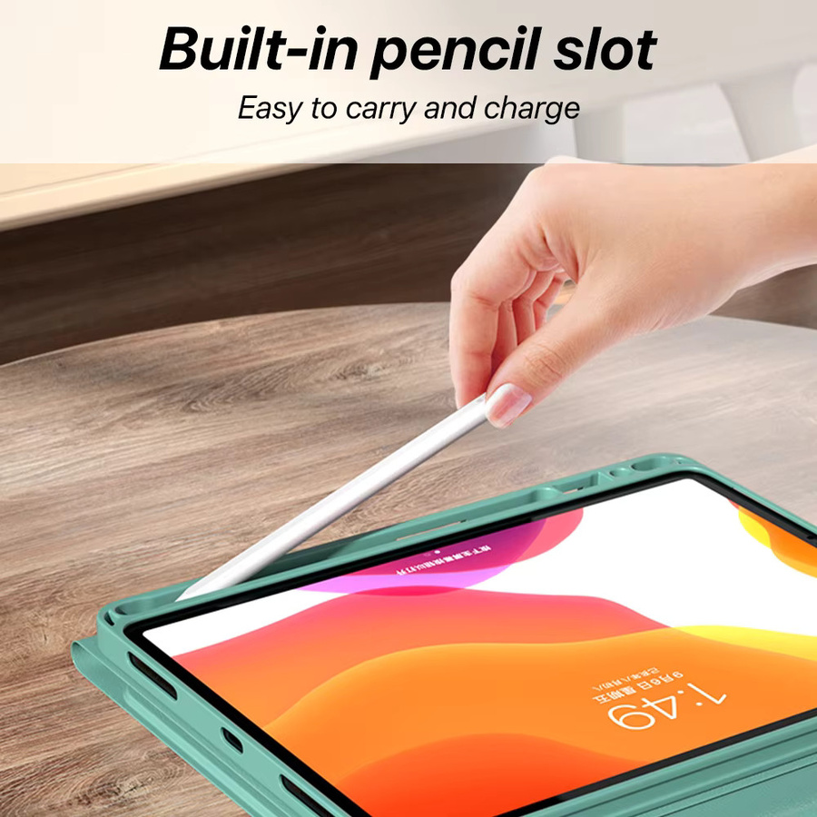 Apple iPad Air 11 Hülle mit Stifthalter in Pink für iPad Air 11 10. und 11. Gen sowie iPad Pro 11 und 12.9 M2 M3 M4 und iPad Mini 6 - Bild 4
