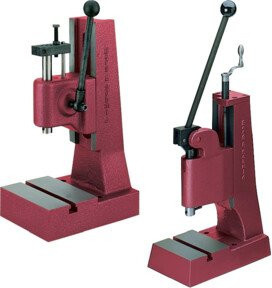 Berg&Schmid Handhebelpresse mit Kniehebel 500kp in Rot - Bild 1