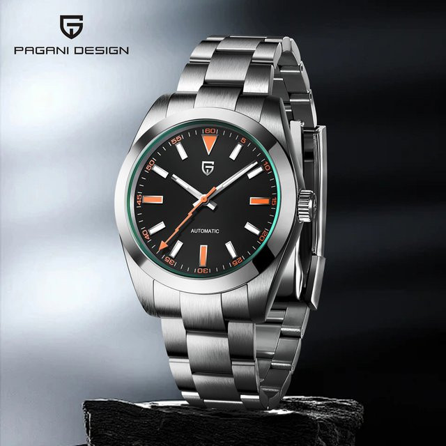 PAGANI DESIGN Armbanduhr, Automatik, Edelstahl, Saphirglas, Herren - Bild 1