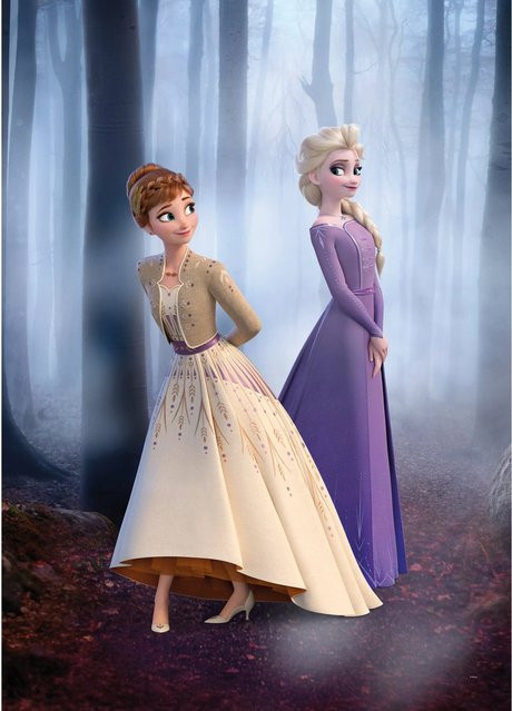 Komar Wandbild Frozen Wood Walk Kinderwelten, bunt, B/H: 50 x 70 cm - Bild 1