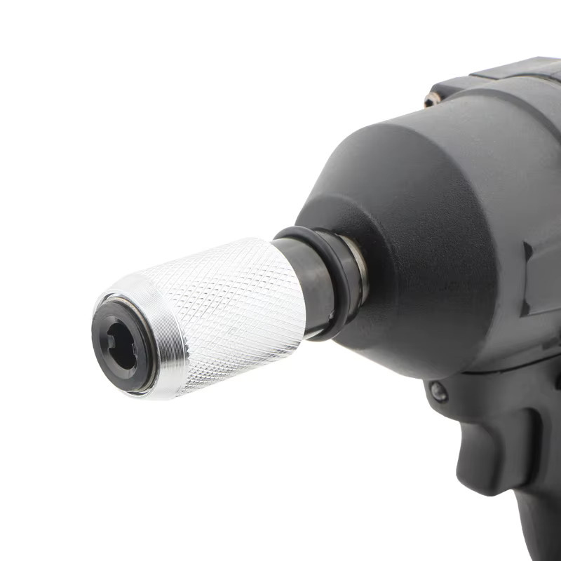 CHINNCC Elektrischer Schlagschrauber-Adapter 1/2 Zoll mit SDS PLUS-Umwandlung in Silber - Bild 3