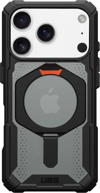 Urban Armor Gear MagSafe Hülle Plasma XTE für Apple iPhone 17 Pro in Schwarz und Orange - Bild 1