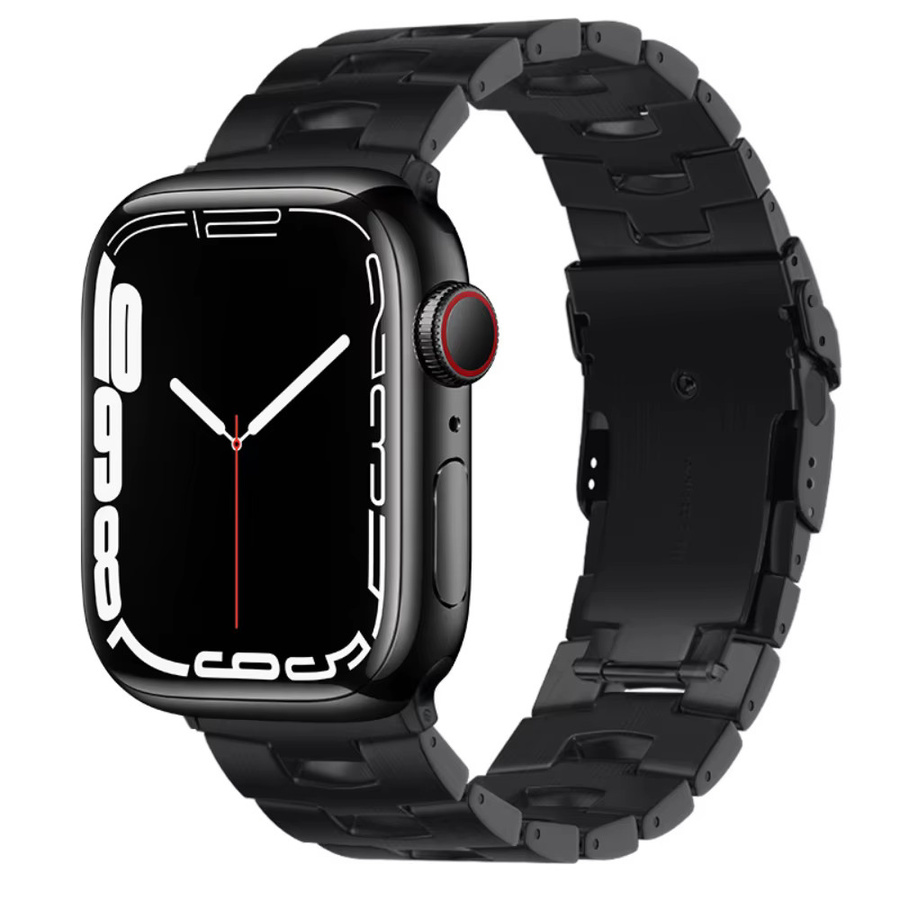 Oracle Titan Armband, Edelstahl, Schwarz, für Apple Watch - Bild 2