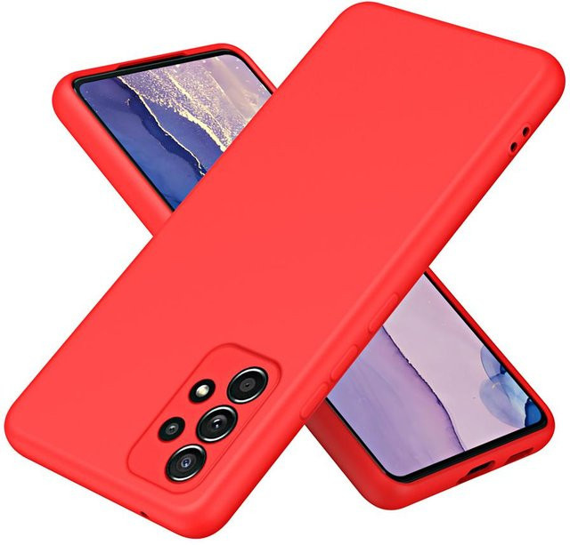 Luxuriöse Silikon-Telefonhülle für Samsung Galaxy A32 A52 A52S A72 A13 A23 A33 A53 A73 4G 5G in Rot - Bild 1