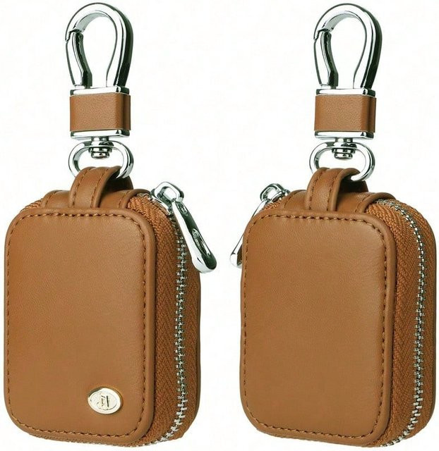 XYNN Bluetooth Schutzhülle aus Leder für Kopfhörer in Light Brown - Bild 1