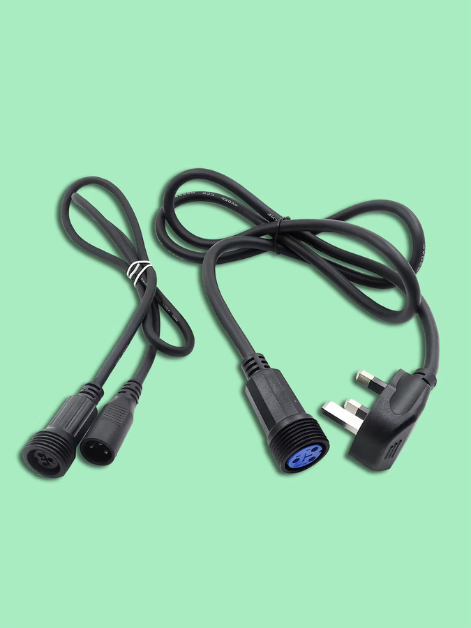 IP65 Wasserdichtes DMX-Signal- und Power-Schaltlinien-Adapterkabel für Outdoor-Bühnenbeleuchtung, 3-Pin DMX, Schwarz - Bild 5