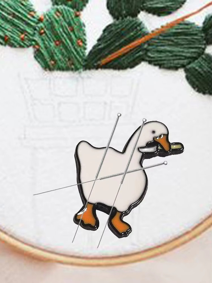 Magnetischer Nadelhalter in Tierform für Handarbeitsbegeisterte, Weiß - Bild 6