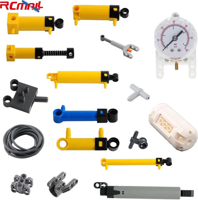 wishiot MOC Bausteine Pneumatische Teile, Zubehör - Bild 1