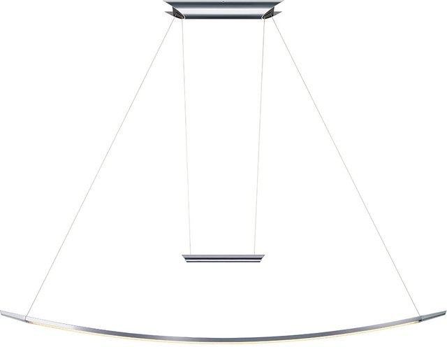 Oligo Lisgo Sky LED-Pendelleuchte in Chrom mit dimmbarer warmweißer Beleuchtung (2700K) - Bild 1